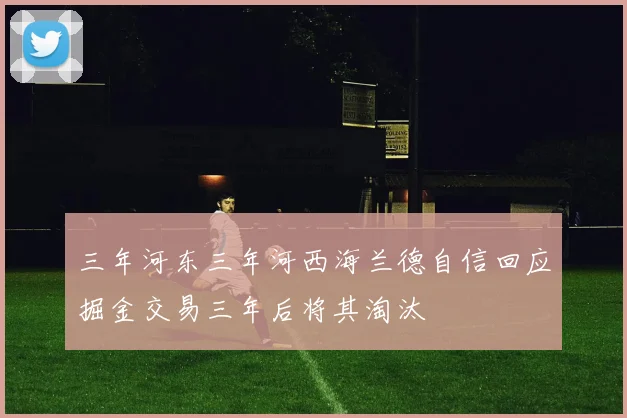 三年河东三年河西海兰德自信回应掘金交易三年后将其淘汰